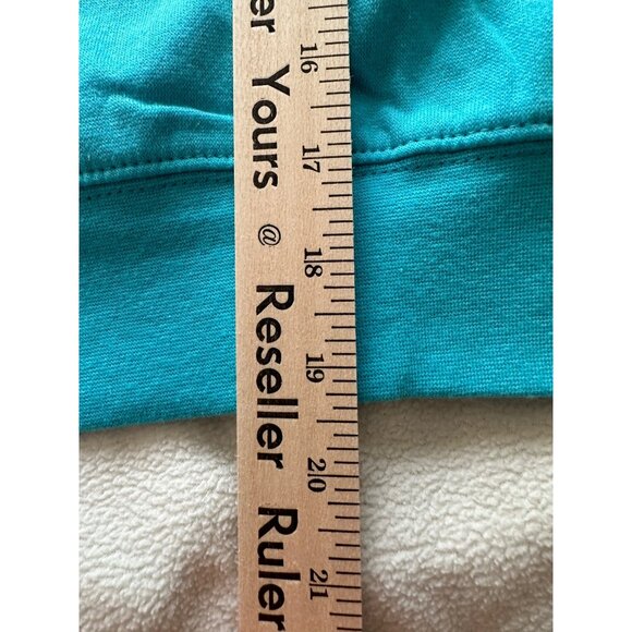 Disney Frozen Elsa Anna Olaf Girls Teal Sweatshirt Size Large New Without Tags - Picture 8 of 9